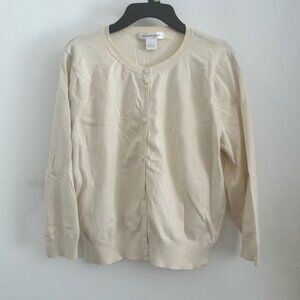August Silk Cardigan M L